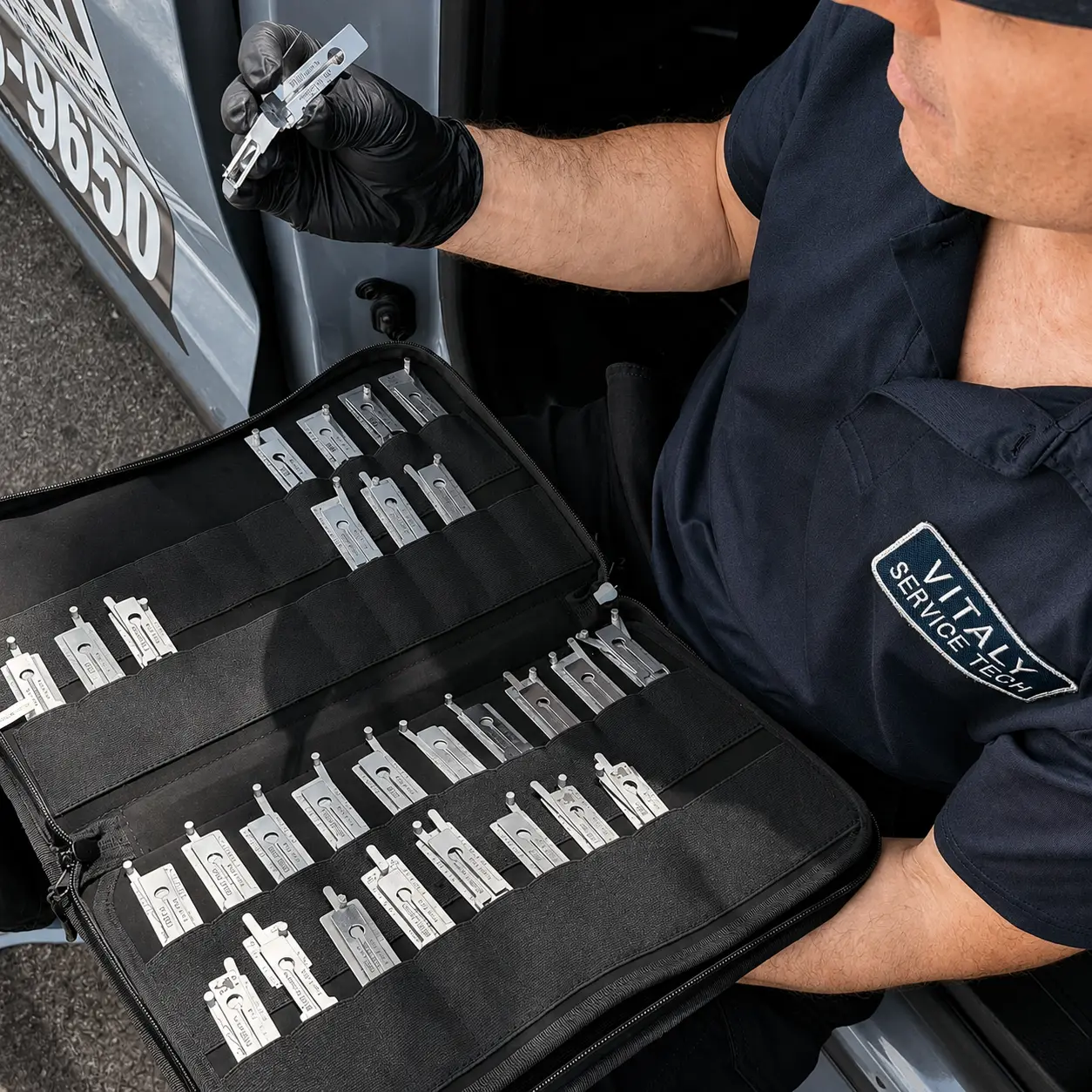 Lishi lock pick tools for car keys