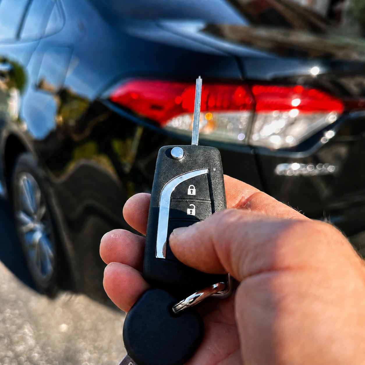 Replacement 2023 Toyota Corolla flip key fob
